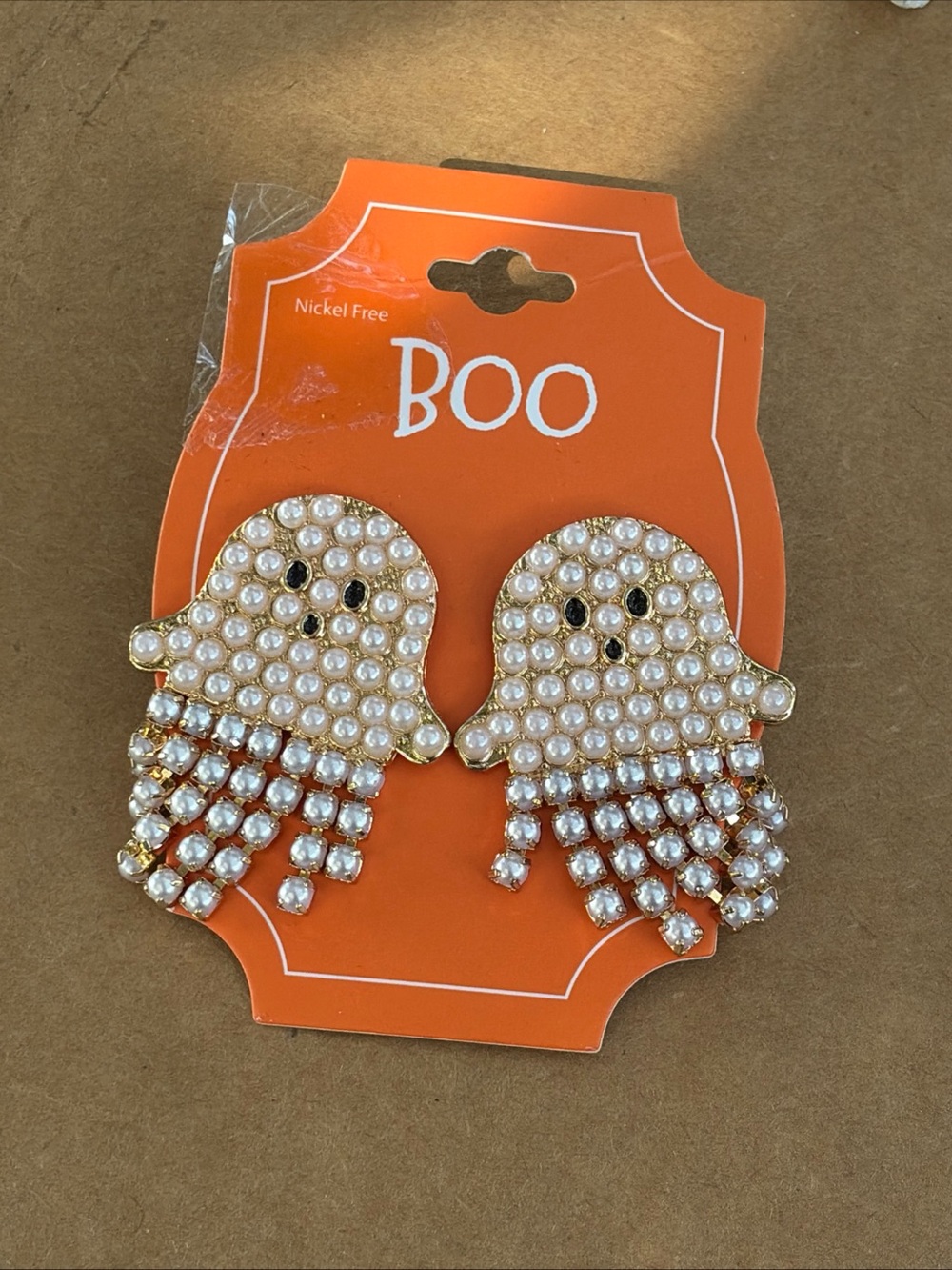 BaubleBar Pearl Ghost Fringe Earrings in White and Gold